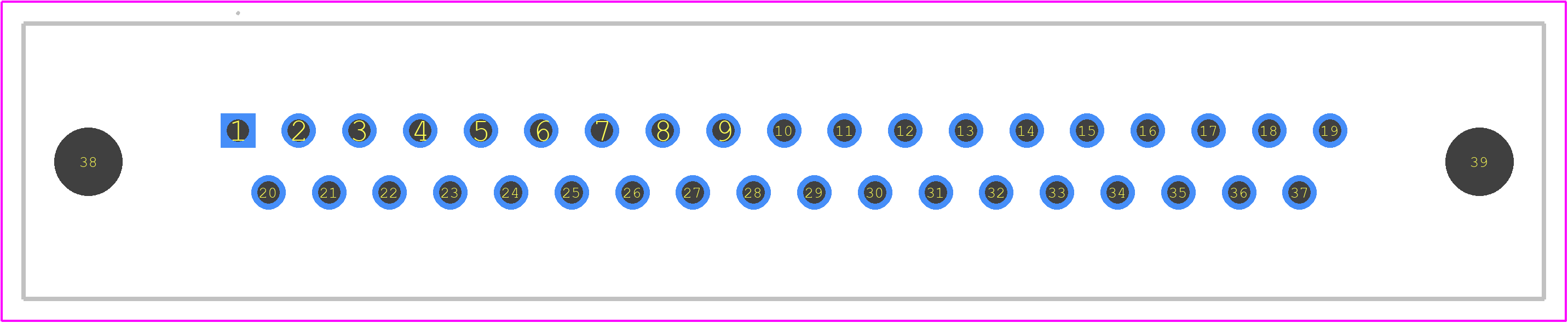 2301836-1 - TE Connectivity PCB footprint - Other - Other - 2301836-1-2