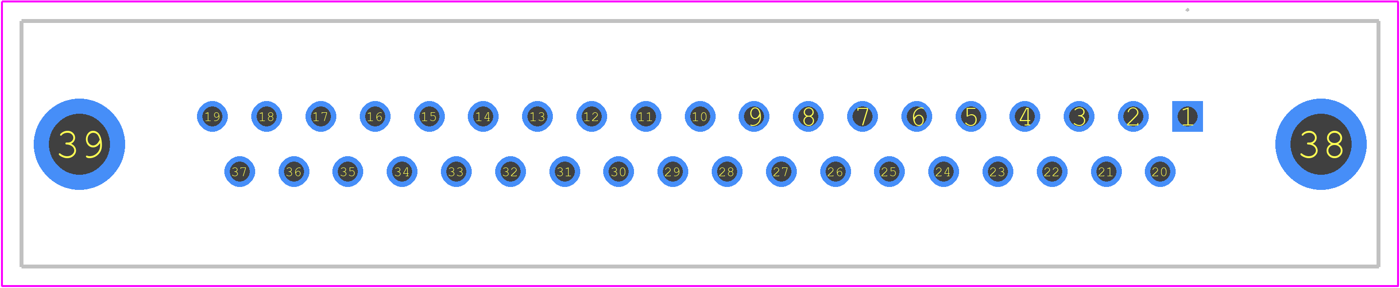 2301842-1 - TE Connectivity PCB footprint - Other - Other - 2301842-1-2