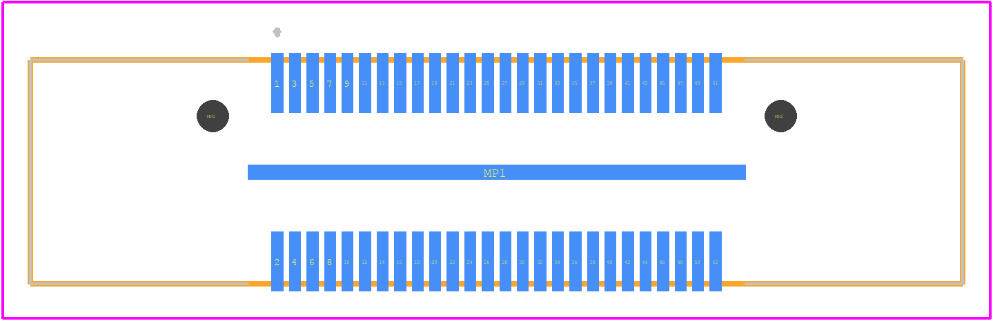 QFS-026-04.25-L-D-A-GP - SAMTEC PCB footprint - Other - Other - QFS-026-04.25-L-D-A-GP-1