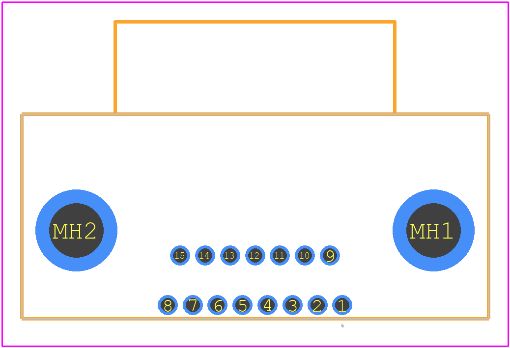 83612-9022 - Molex PCB footprint - Other - Other - 83612-9022-2