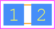 WSL1206R1800FTA - Vishay PCB footprint - Resistor Chip - Resistor Chip - WSL1206R1800FTA