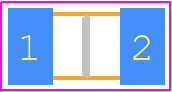 12065C105KAZ4A - Kyocera AVX PCB footprint - Capacitor Chip Non-polarised - Capacitor Chip Non-polarised - 1206   1