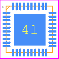 BD57021MWV-E2 - ROHM Semiconductor PCB footprint - Quad Flat No-Lead - Quad Flat No-Lead - BD57021MWV-E2