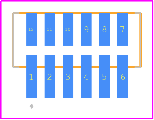 1775443-6 - TE Connectivity PCB footprint - Other - Other - 1775443-6-3