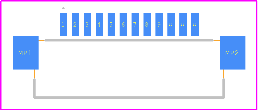 0527931270 - Molex PCB footprint - Other - Other - 0527931270-3
