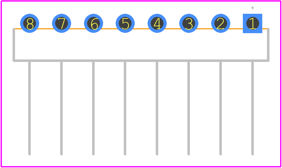 3-641216-8 - TE Connectivity PCB footprint - Other - Other - 3-641216-8-2