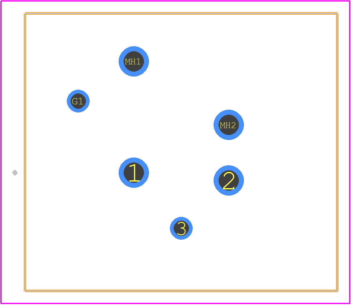 NC3FAAH2 - Neutrik PCB footprint - Other - Other - NC3FAAH2-4