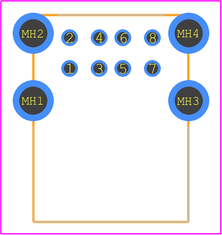 DS1096-WN0 - Connfly PCB footprint - Other - Other - DS1096-WN0-3