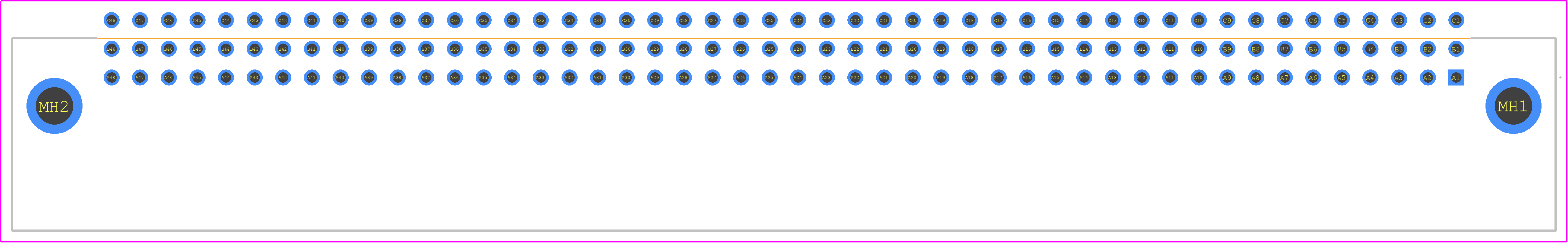 PCN10MA-144P-2.54DS(72) - Hirose PCB footprint - Other - Other - PCN10MA-144P-2.54DS(72)-1