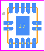 NTS0104BQ-Q100 - NXP PCB footprint - Quad Flat No-Lead - Quad Flat No-Lead - DHVQFN14_2020