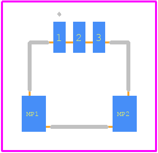 2367196-3 - TE Connectivity PCB footprint - Other - Other - 2367196-3-1