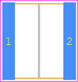 HV2225Y102KXMATHV - Vishay PCB footprint - Capacitor Chip Non-polarised - Capacitor Chip Non-polarised - HV2225Y102KXMATHV