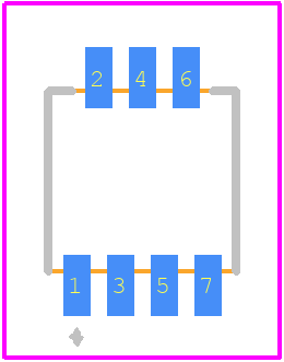 BKS-107-01-L-V-TR - SAMTEC PCB footprint - Other - Other - BKS-107-01-L-V-TR-1