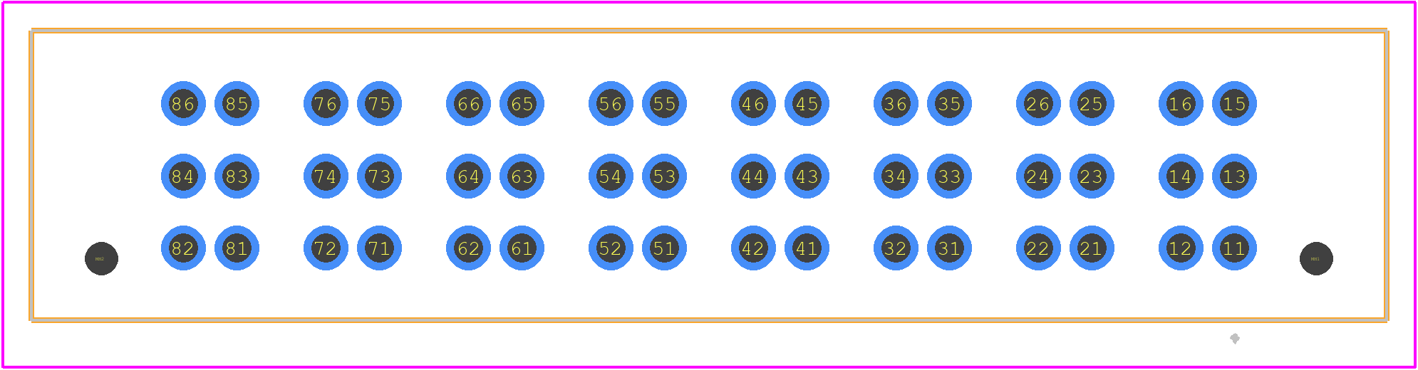 MPS-08-7.70-03-L-V - SAMTEC PCB footprint - Other - Other - MPS-08-7.70-03-L-V-1