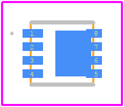 SISS32ADN-T1-GE3 - Vishay PCB footprint - Other - Other - PowerPAK 1212-8 Single