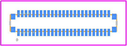 BM10B(0.8)-50DP-0.4V(51) - Hirose PCB footprint - Other - Other - BM10B(0.8)-50DP-0.4V(51)-1