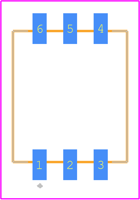 TGMR-1450V6LF - Halo Electronics PCB footprint - Other - Other - TGMR-1450V6LF