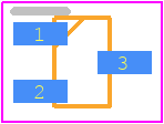 MAX809SEXR+ - Analog Devices PCB footprint - SOT23 (3-Pin) - SOT23 (3-Pin) - X3+2