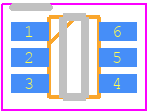 MAX9109EXT+ - Analog Devices PCB footprint - Small Outline Packages - Small Outline Packages - X6SN+1