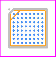 MAX77812BEWB+ - Analog Devices PCB footprint - BGA - BGA - W643C3+1