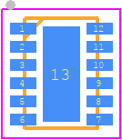 MAX40027ATC/VY+T - Analog Devices PCB footprint - Small Outline No-lead - Small Outline No-lead - TD1232MY+1