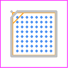 MAX77511MEWB+T - Analog Devices PCB footprint - BGA - BGA - MAX77511MEWB+T
