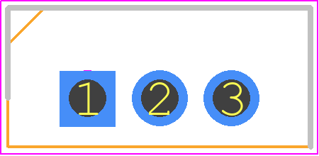 IPA65R045C7 - Infineon PCB footprint - Transistor Outline, Vertical - Transistor Outline, Vertical - PG-TO 220 fullpack