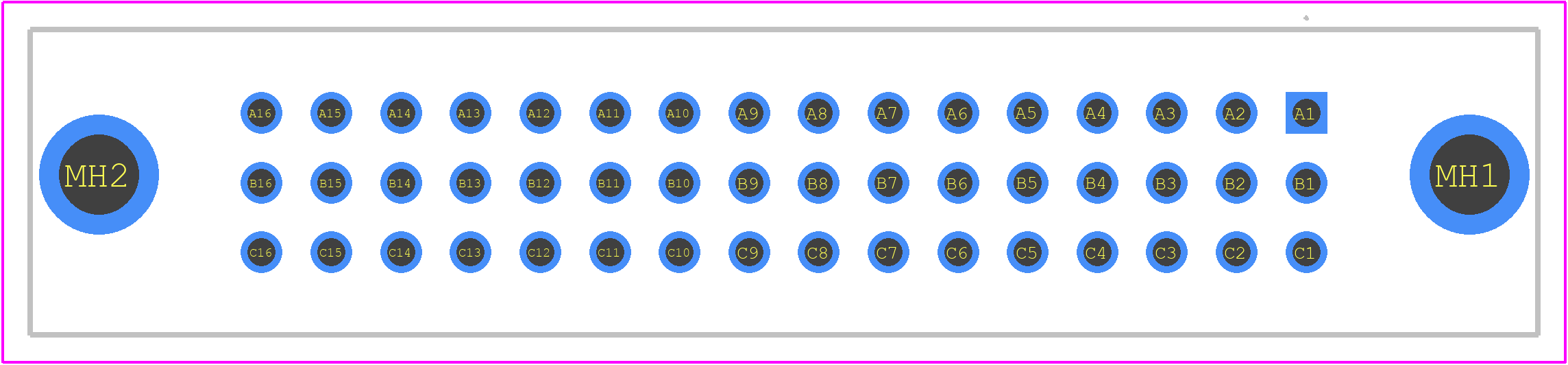 09281486907 - HARTING PCB footprint - Other - Other - 09281486907-2