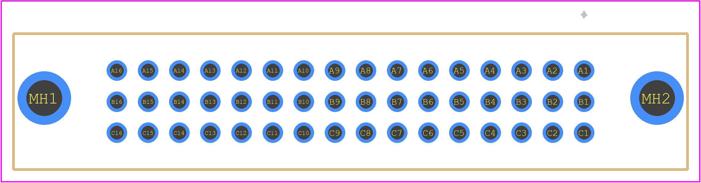 09281166902 - HARTING PCB footprint - Other - Other - 09281166902-1
