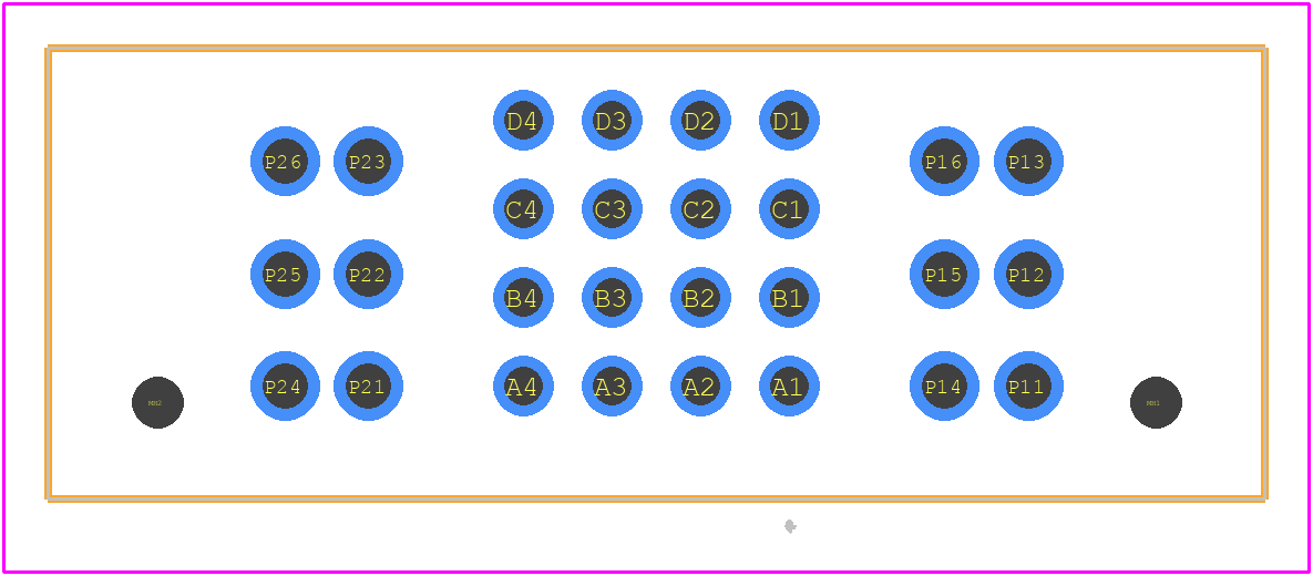 MPSC-01-16-01-7.70-01-L-V - SAMTEC PCB footprint - Other - Other - MPSC-01-16-01-7.70-01-L-V-1