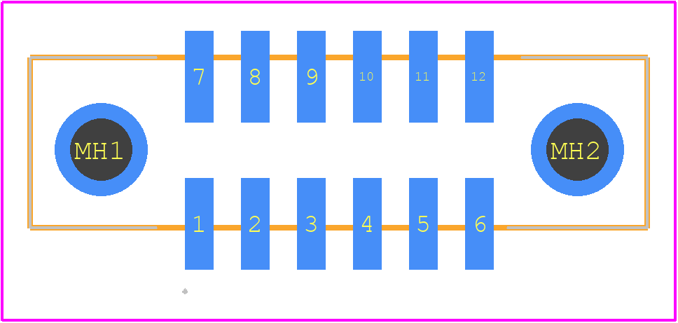 M80-5131242 - Harwin PCB footprint - Other - Other - M80-5131242