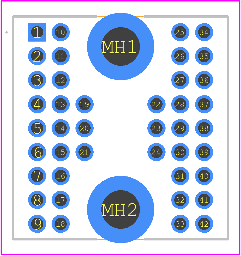 2368390-1 - TE Connectivity PCB footprint - Other - Other - 2368390-1-3