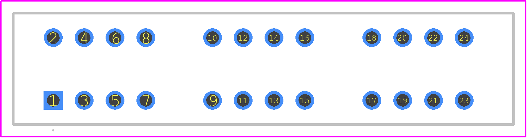 6651214-1 - TE Connectivity PCB footprint - Other - Other - 6651214-1-4
