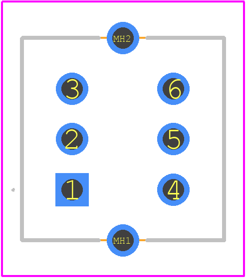 2267088-8 - TE Connectivity PCB footprint - Other - Other - 2267088-8-2