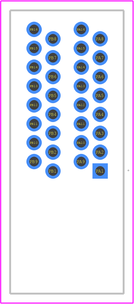 2204403-1 - TE Connectivity PCB footprint - Other - Other - 2204403-1-4