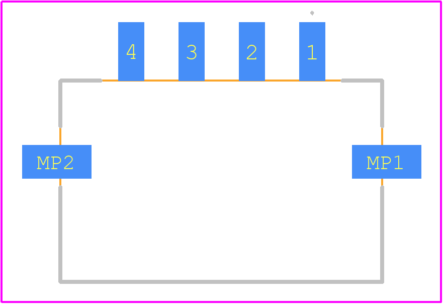 2-1445091-4 - TE Connectivity PCB footprint - Other - Other - 2-1445091-4-3