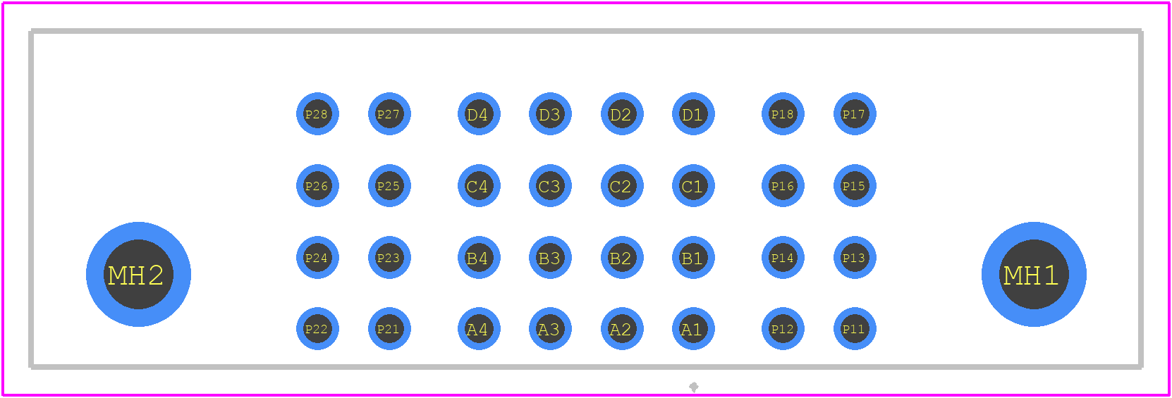 4-6450540-8 - TE Connectivity PCB footprint - Other - Other - 4-6450540-8-4