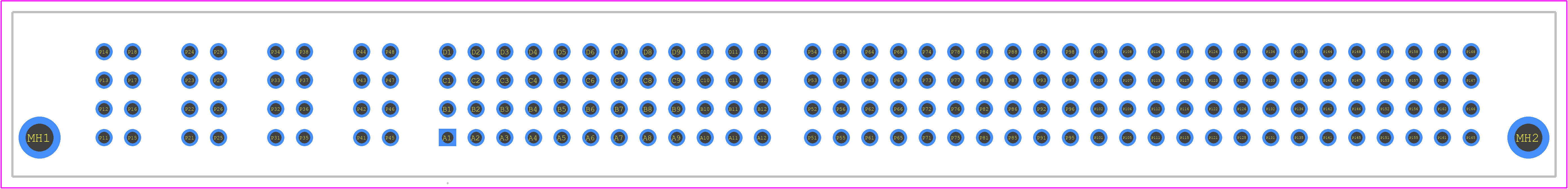 6450810-1 - TE Connectivity PCB footprint - Other - Other - 6450810-1-2