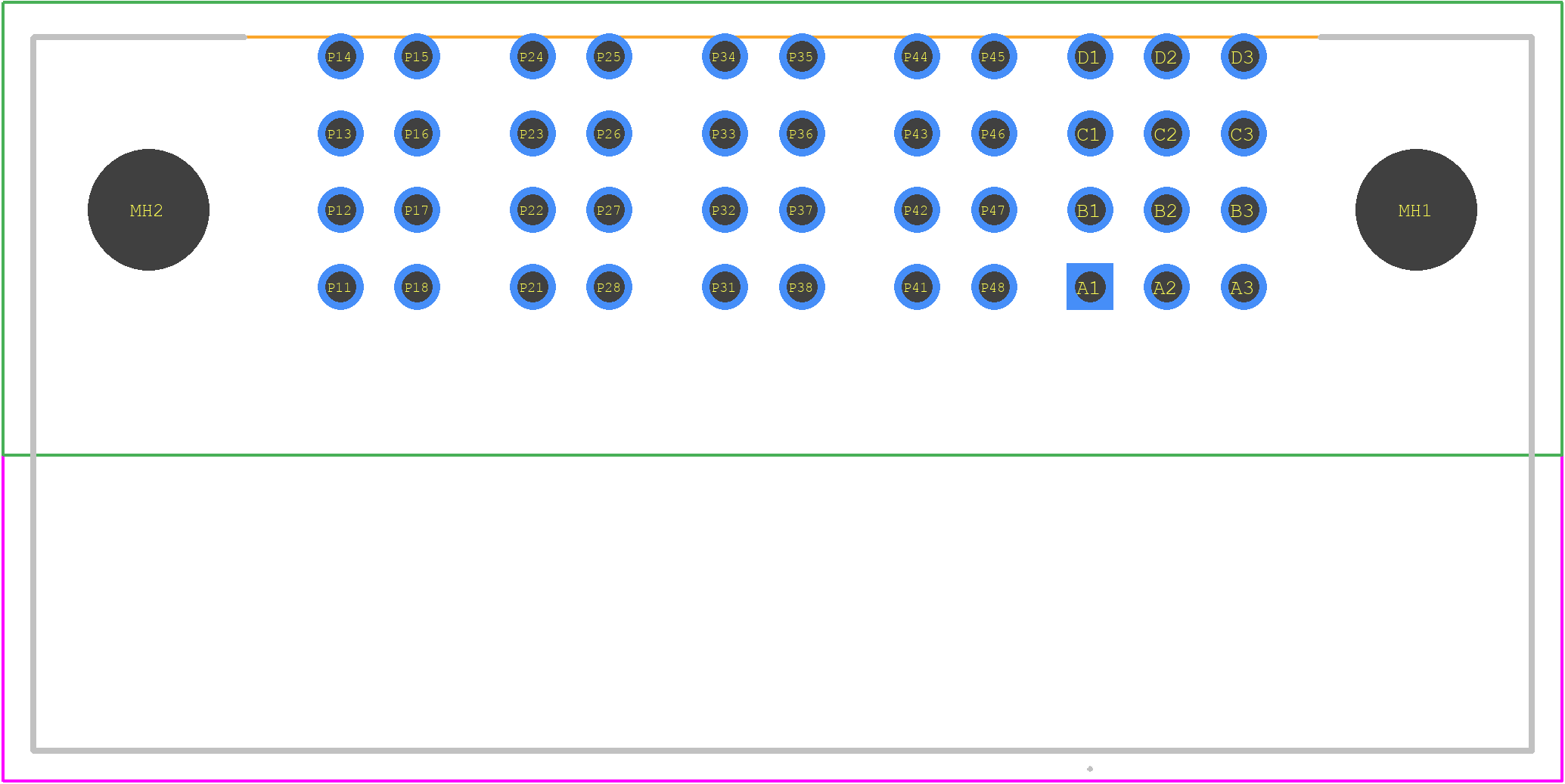 3-6450332-2 - TE Connectivity PCB footprint - Other - Other - 3-6450332-2-1