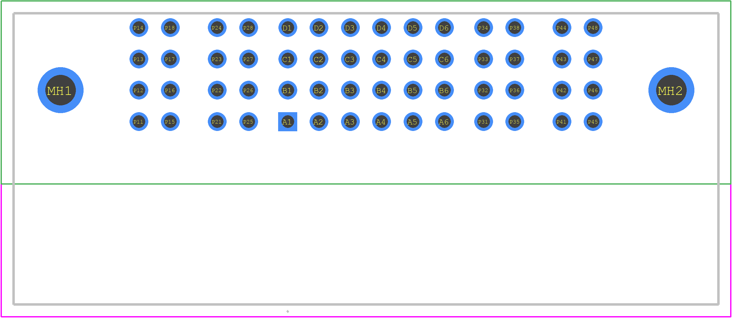 6450120-2 - TE Connectivity PCB footprint - Other - Other - 6450120-2-3
