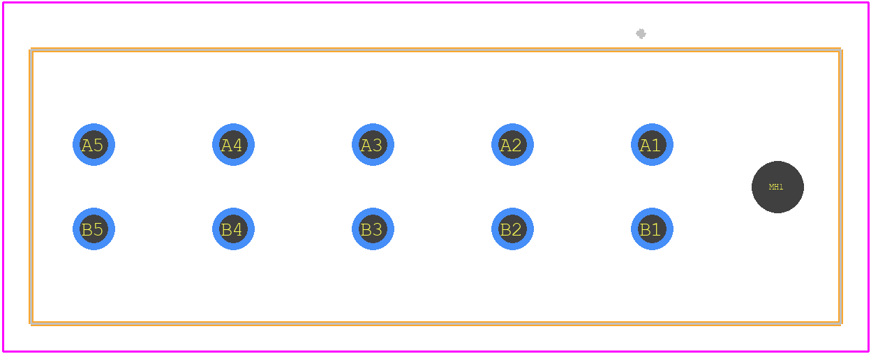 5787334-1 - TE Connectivity PCB footprint - Other - Other - 5787334-1-2