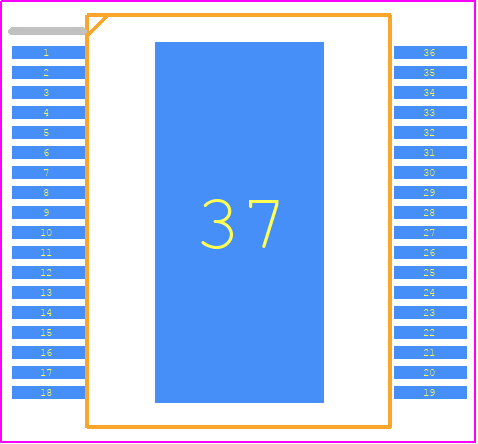 TLE9202EDXUMA1 - Infineon PCB footprint - Small Outline Packages - Small Outline Packages - TLE9202EDXUMA1