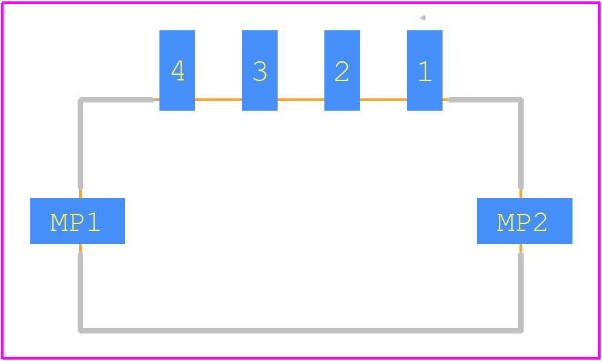 2029030-4 - TE Connectivity PCB footprint - Other - Other - 2029030-4-2