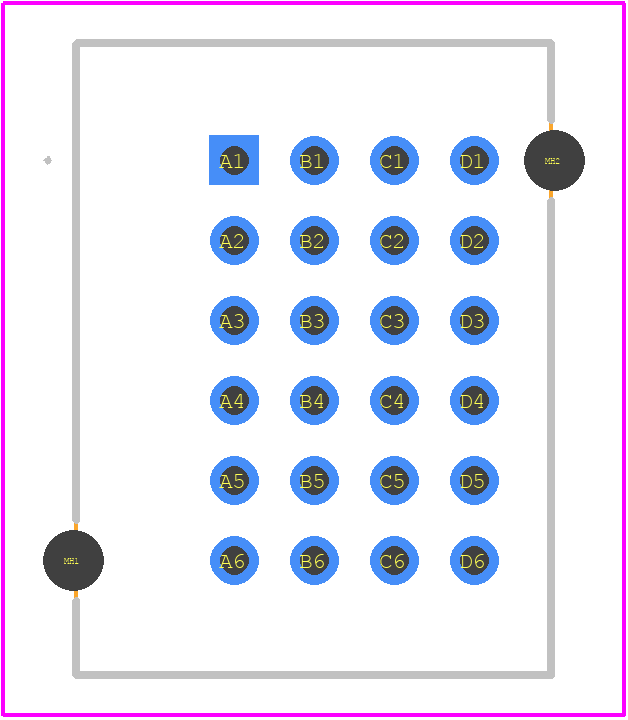 5536623-1 - TE Connectivity PCB footprint - Other - Other - 5536623-1-2