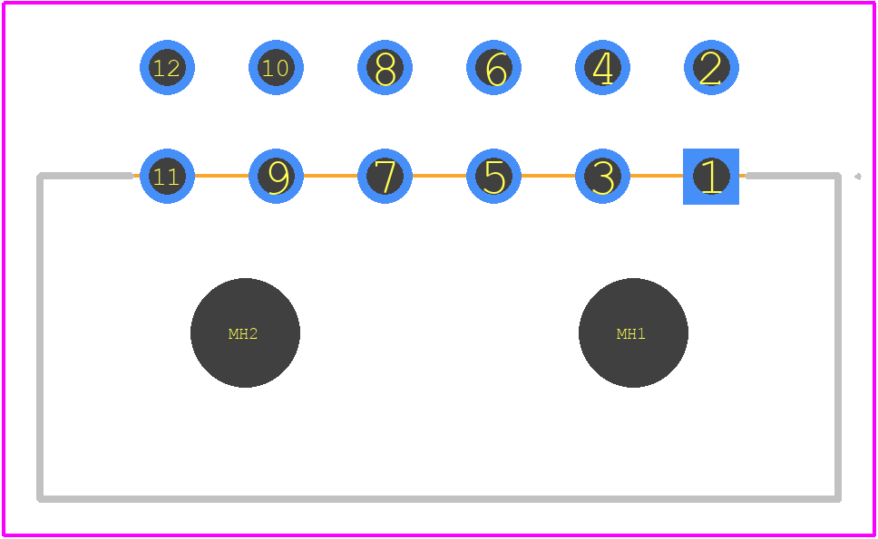 4-794620-2 - TE Connectivity PCB footprint - Other - Other - 4-794620-2-3