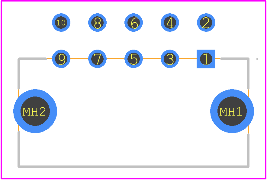 4-794677-0 - TE Connectivity PCB footprint - Other - Other - 4-794677-0-1