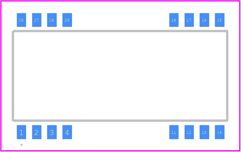 LTC1535ISW#TRPBF - Analog Devices PCB footprint - Other - Other - 28-Lead Plastic Small Outline (Wide .300 Inch)
