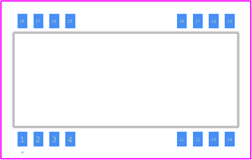 LTC1535CSW#TRPBF - Analog Devices PCB footprint - Other - Other - SW Package Variation: SW28(16) 28-Lead Plastic Small Outline (Wide .300 Inch) (Reference LTC DWG # 05-08