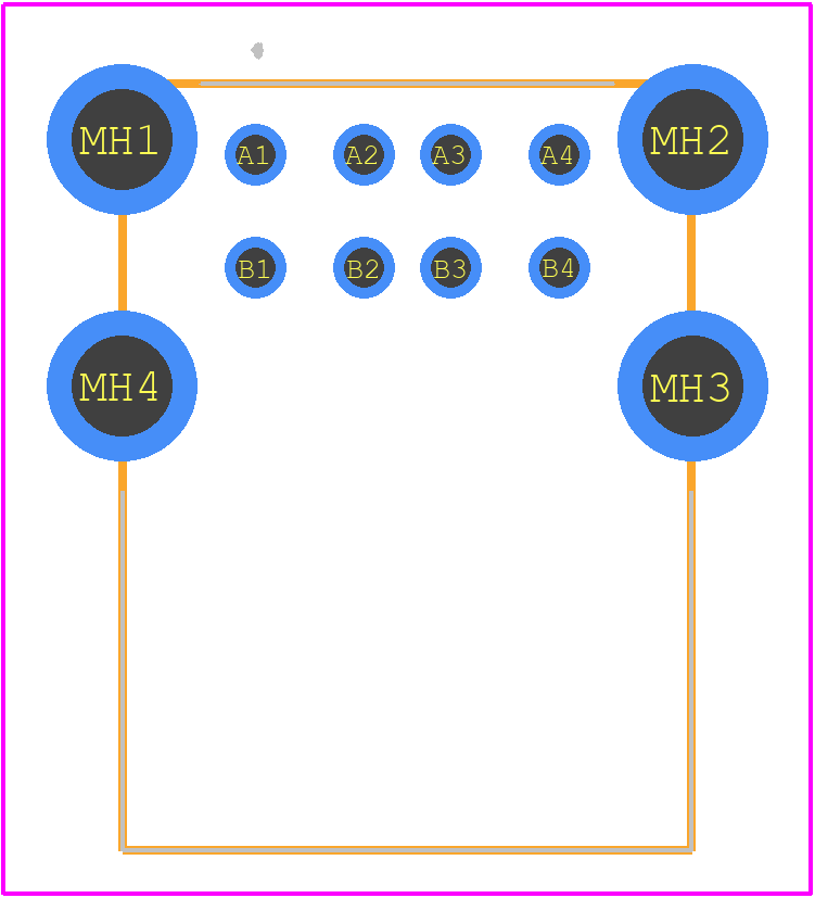 USB-A-D-S-B-TH - SAMTEC PCB footprint - Other - Other - USB-A-D-S-B-TH-1