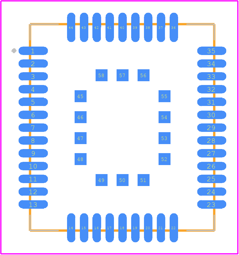 BC66NA-04-STD - Quectel PCB footprint - Other - Other - BC66NA-04-STD